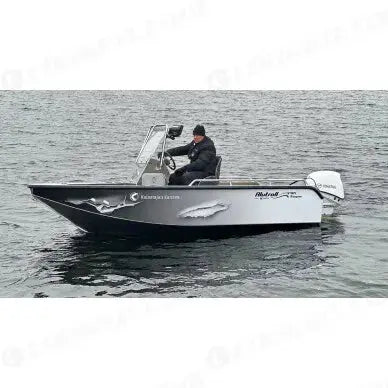 Alutroll 465 Trooper avec moteur hors-bord Tohatsu 60 cv Lomibois